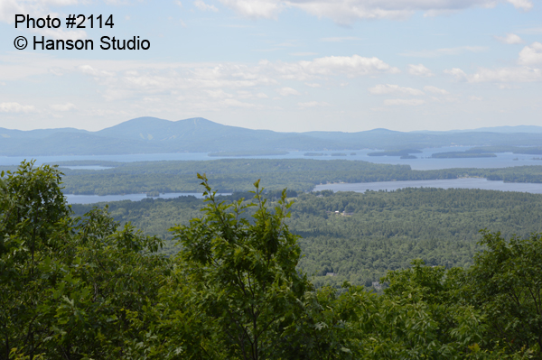 Moultonborough, NH - Lake Winnipesaukee from Castle in the Clouds hiking trail